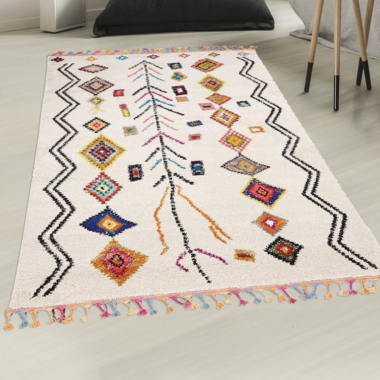 Bloomsbury Market Brattleboro Tufted Beige Rug Wayfair.co.uk